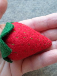 Strawberry Emery Pincushion