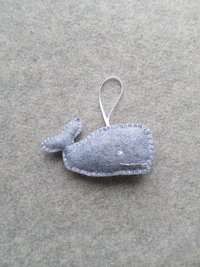 Whale Felt Ornament DIY Kit 