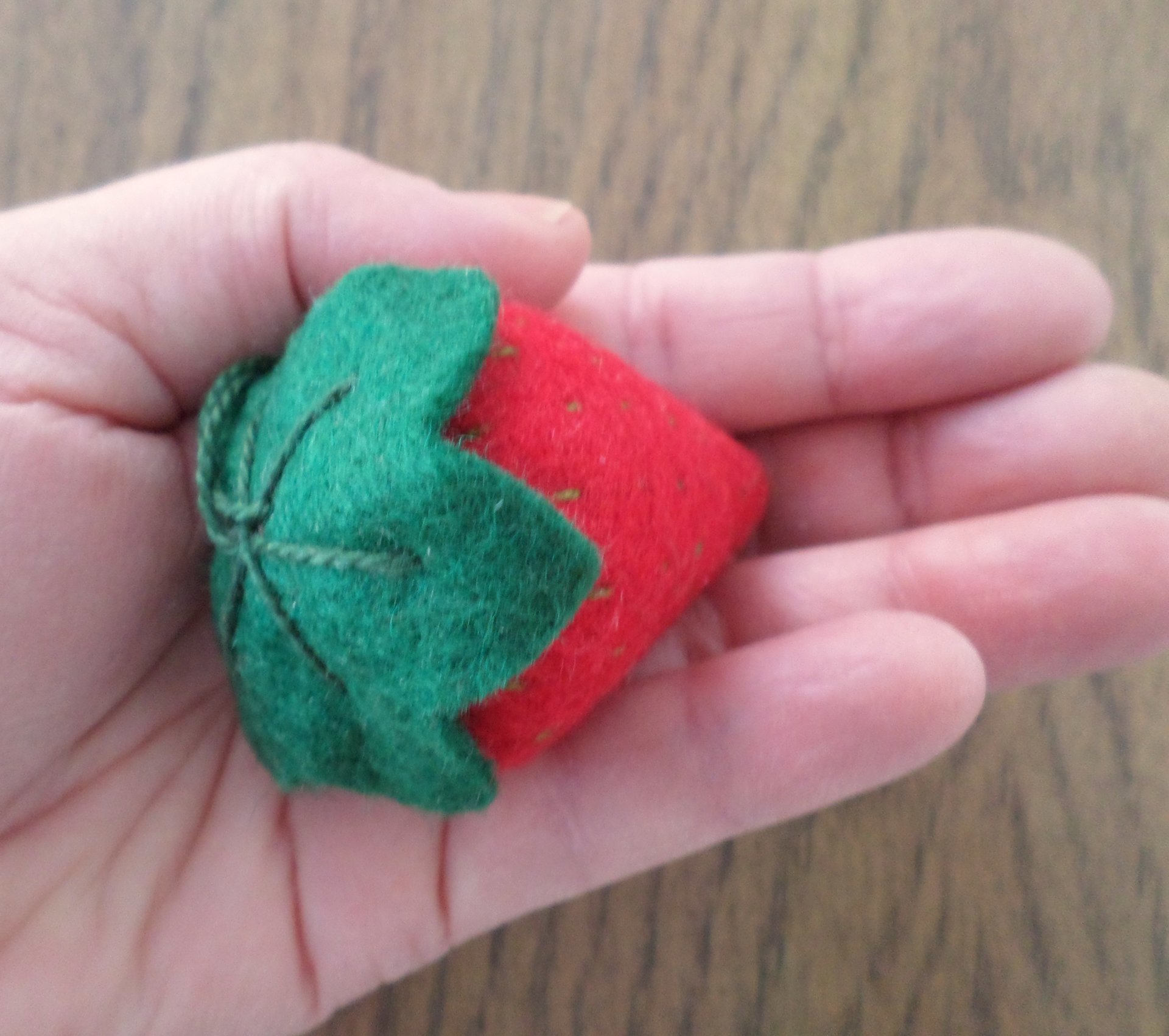 Strawberry Emery Pincushion