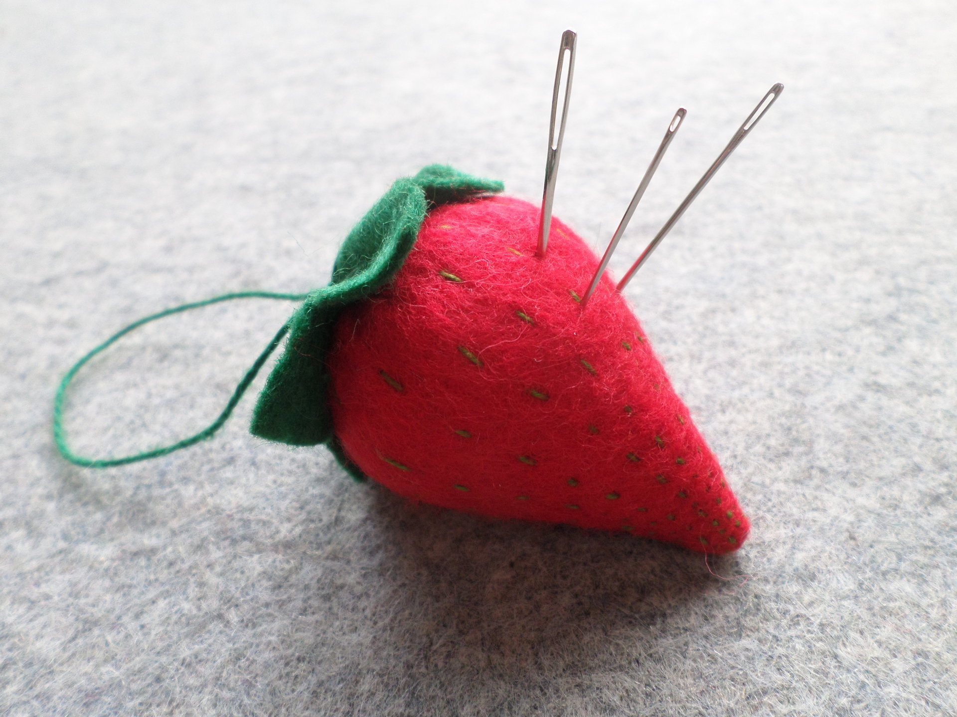 Strawberry Emery Pincushion