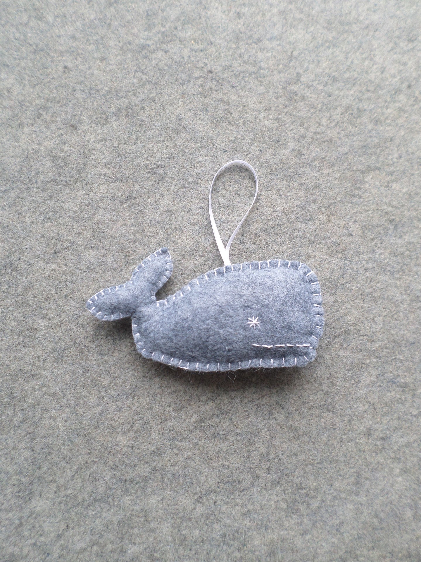 Whale Felt Ornament DIY Kit 