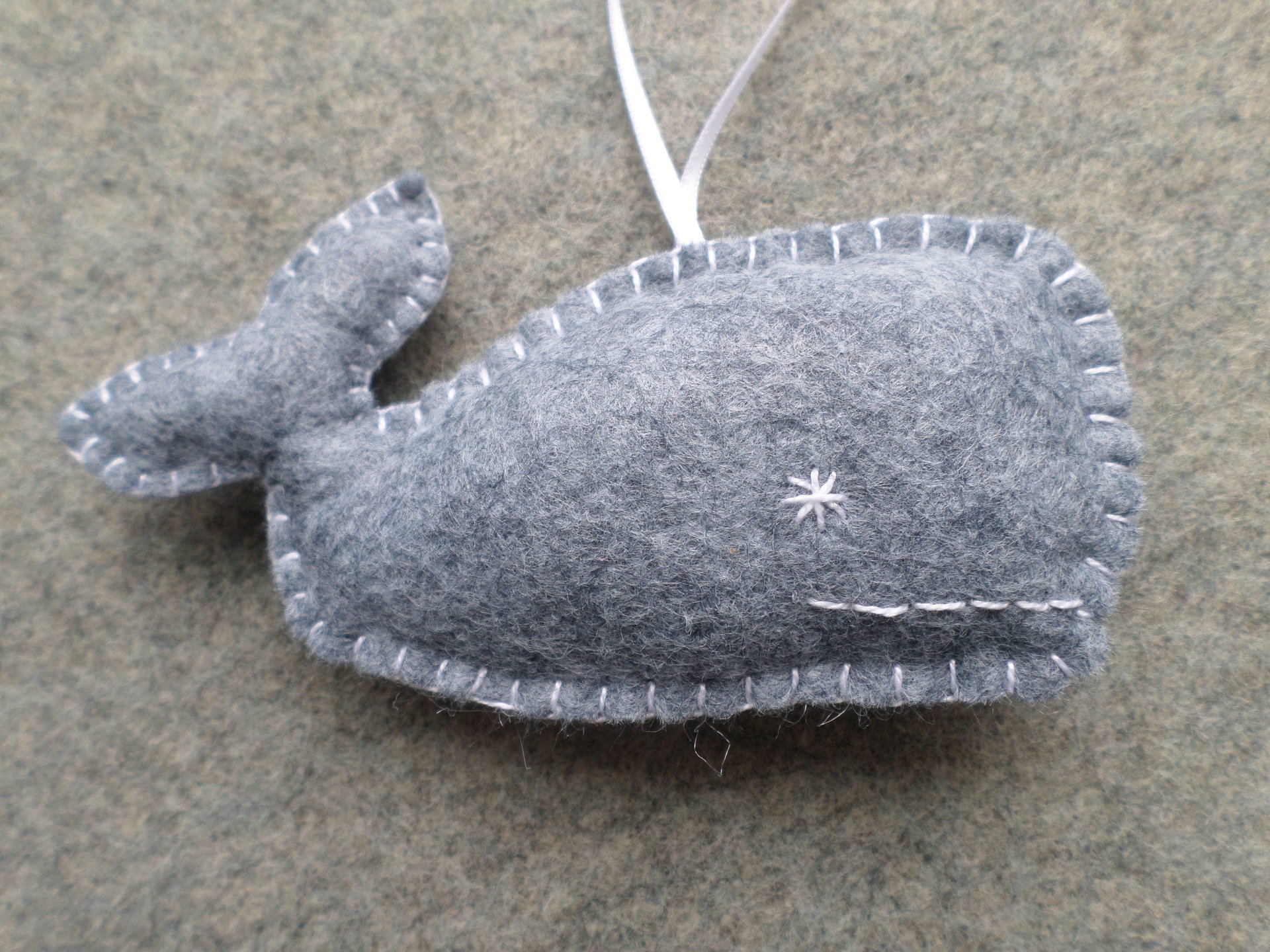 Whale Felt Ornament DIY Kit 