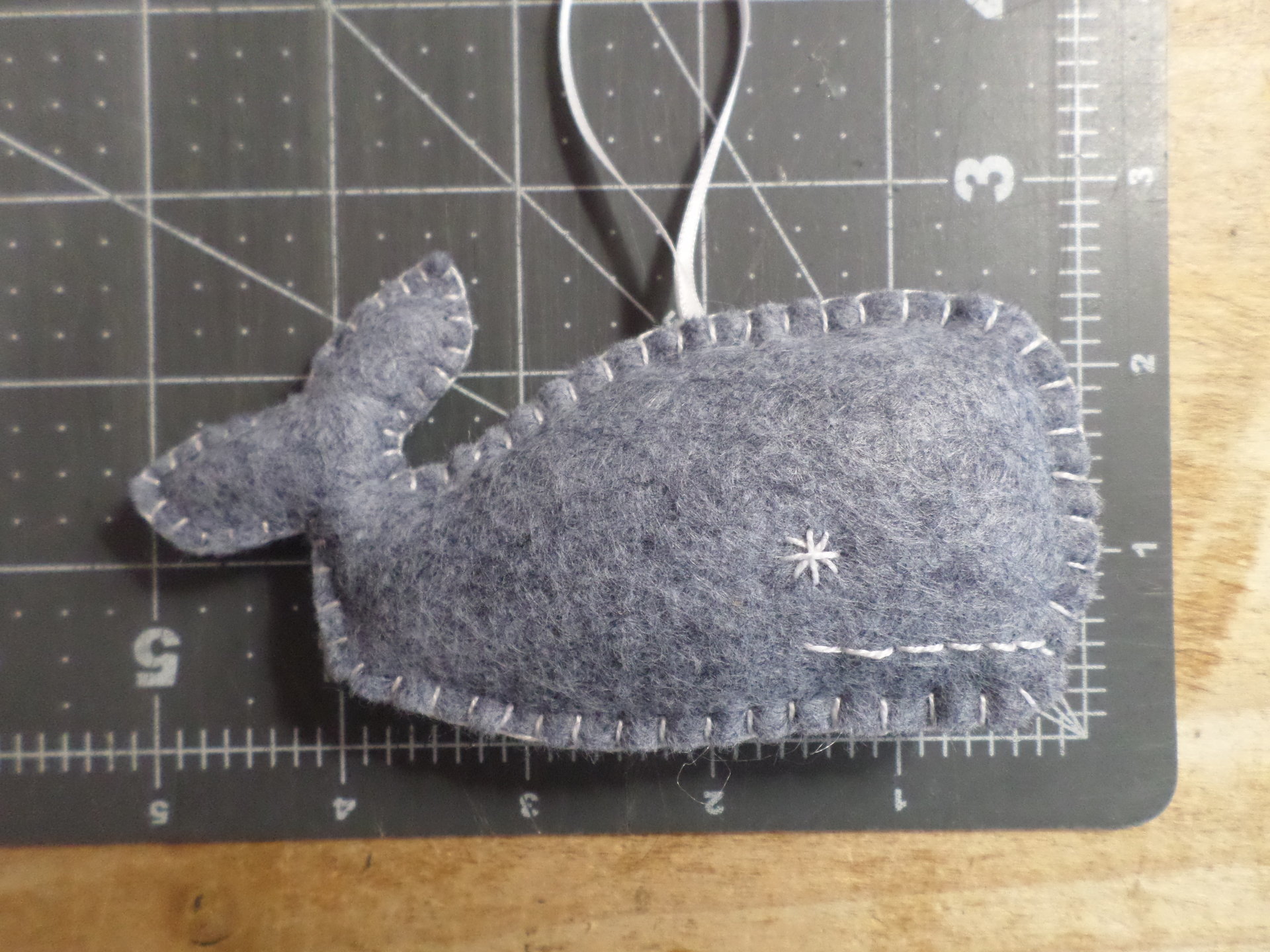 Whale Felt Ornament DIY Kit 