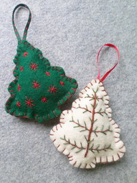 Tree Felt Holiday Ornament DIY Kit 