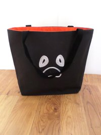 Ghost Halloween Trick or Treat Tote Bag 