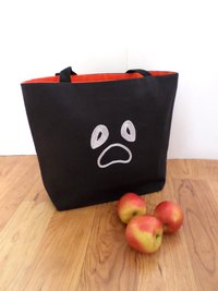 Ghost Halloween Trick or Treat Tote Bag 