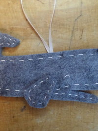 Whale Felt Ornament DIY Kit 