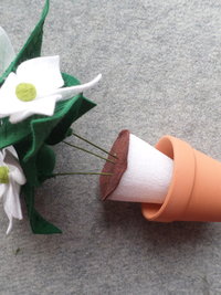 DIY Poinsettia Felt Potted Plant Kit