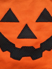 Jack O' Lantern Halloween Trick or Treat Tote Bag 