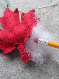 Maple Leaf Felt Holiday Ornament DIY Kit 