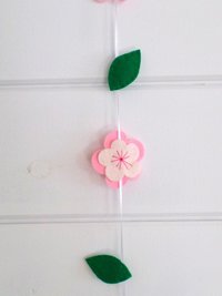 Cherry Blossom Flower Garland DIY Sewing Kit 