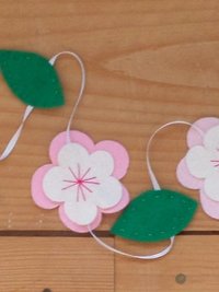 Cherry Blossom Flower Garland DIY Sewing Kit 