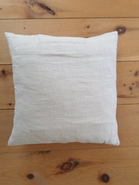 Vintage Swedish Cross-Stitch, Upcycled Linen Cushion