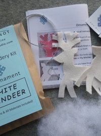 Reindeer Felt Holiday Ornament DIY Kit 