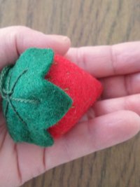 Strawberry Emery Pincushion