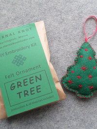 Tree Felt Holiday Ornament DIY Kit 