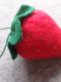Strawberry Emery Pincushion
