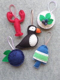 Finished Felt Ornament Made to Order Request