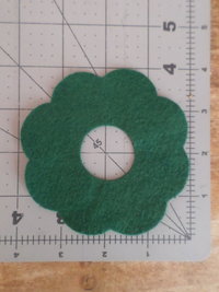 Cut Felt Shapes, 12 Wreath Pieces