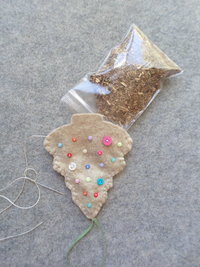 Balsam Tree Ornament Sachet DIY Kit