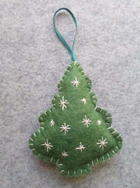 Tree Felt Holiday Ornament DIY Kit 
