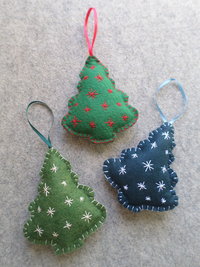 Tree Felt Holiday Ornament DIY Kit 