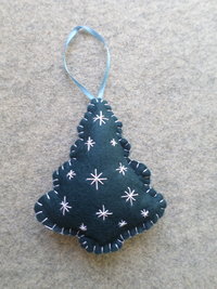 Tree Felt Holiday Ornament DIY Kit 