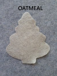 Cut Felt Shapes, 12 Tree Pieces