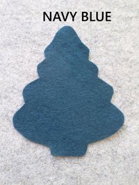 Cut Felt Shapes, 12 Tree Pieces
