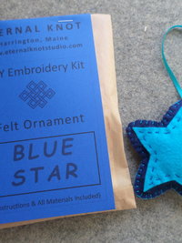 Star Felt Holiday Ornament DIY Kit 