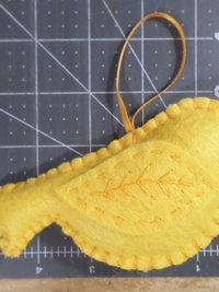 Set of 4 Bird Felt Ornaments DIY Kit 