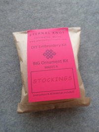 Set of 4 Stocking Felt Ornaments DIY Kit 