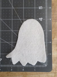 Spooky Ghost Halloween Felt Holiday Ornament DIY Kit 