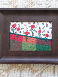 Summer Hand-Embroidered Crewel Wall Art - NQP