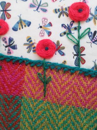 Summer Hand-Embroidered Crewel Wall Art - NQP