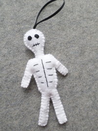 Skeleton Halloween Felt Holiday Ornament DIY Kit  ***COMING SOON***