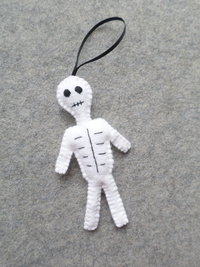 Skeleton Halloween Felt Holiday Ornament DIY Kit  ***COMING SOON***