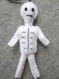Skeleton Halloween Felt Holiday Ornament DIY Kit  ***COMING SOON***
