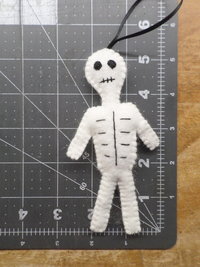 Skeleton Halloween Felt Holiday Ornament DIY Kit  ***COMING SOON***