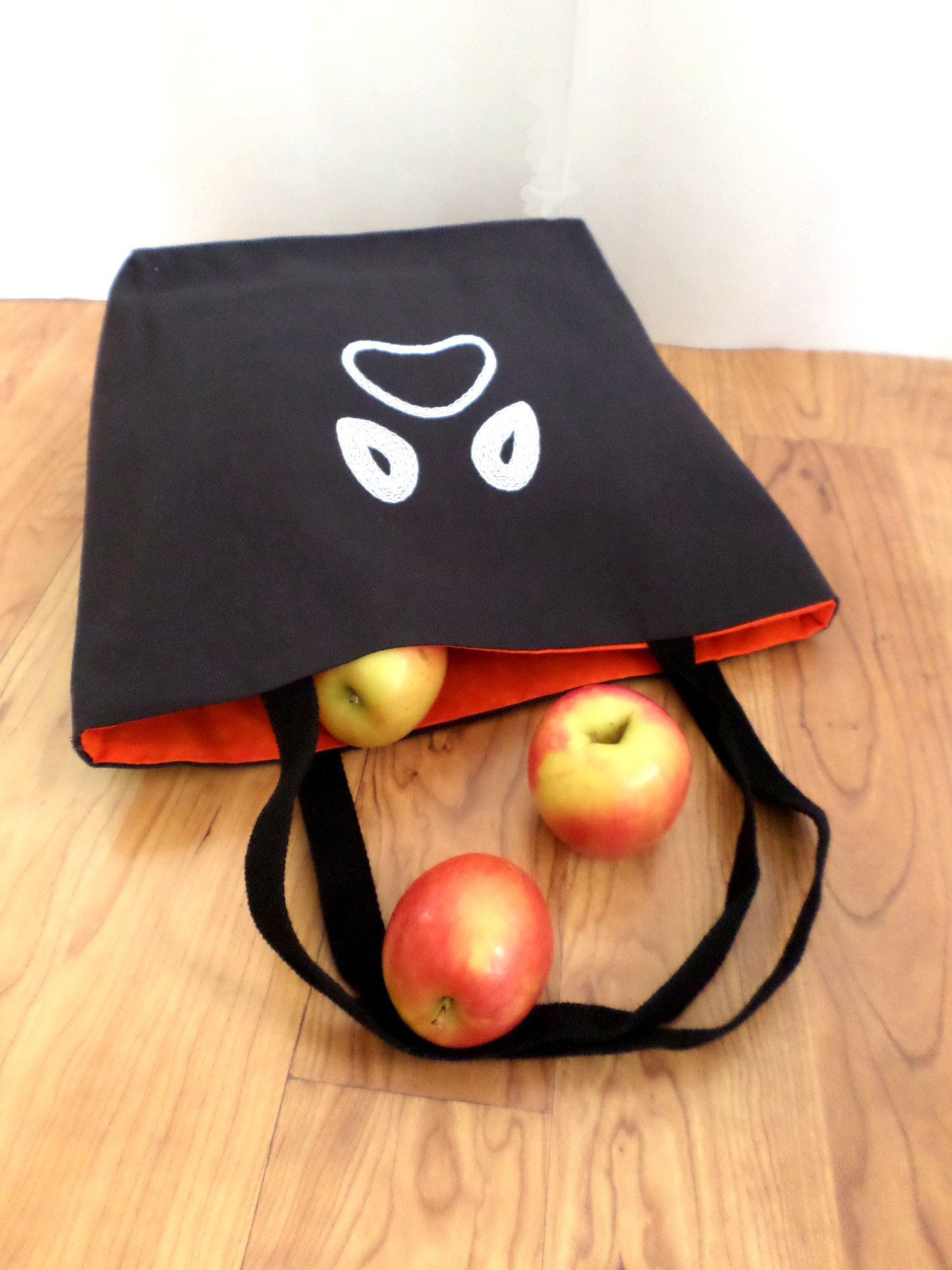 Ghost Halloween Trick or Treat Tote Bag 