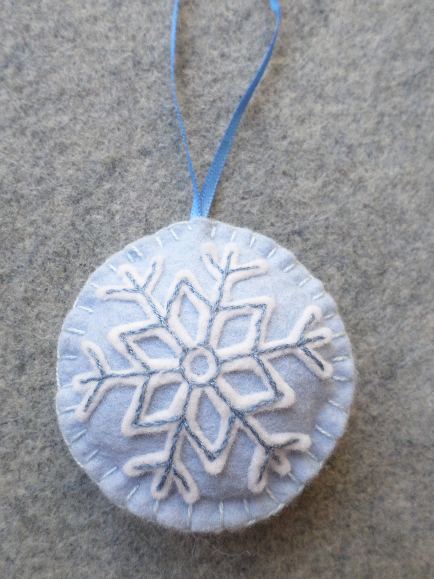Snowflake Felt Holiday Ornament DIY Kit 