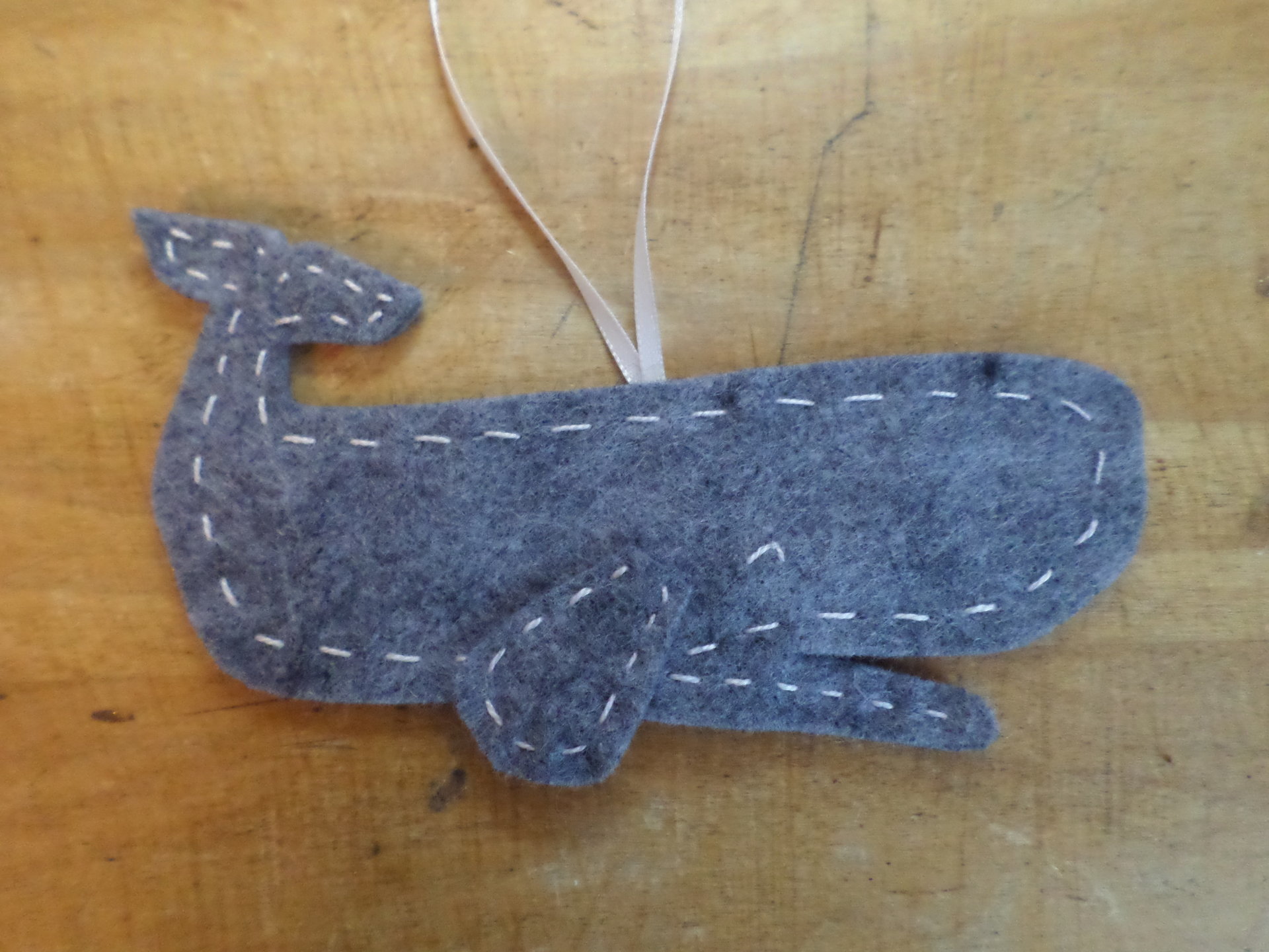 Whale Felt Ornament DIY Kit 