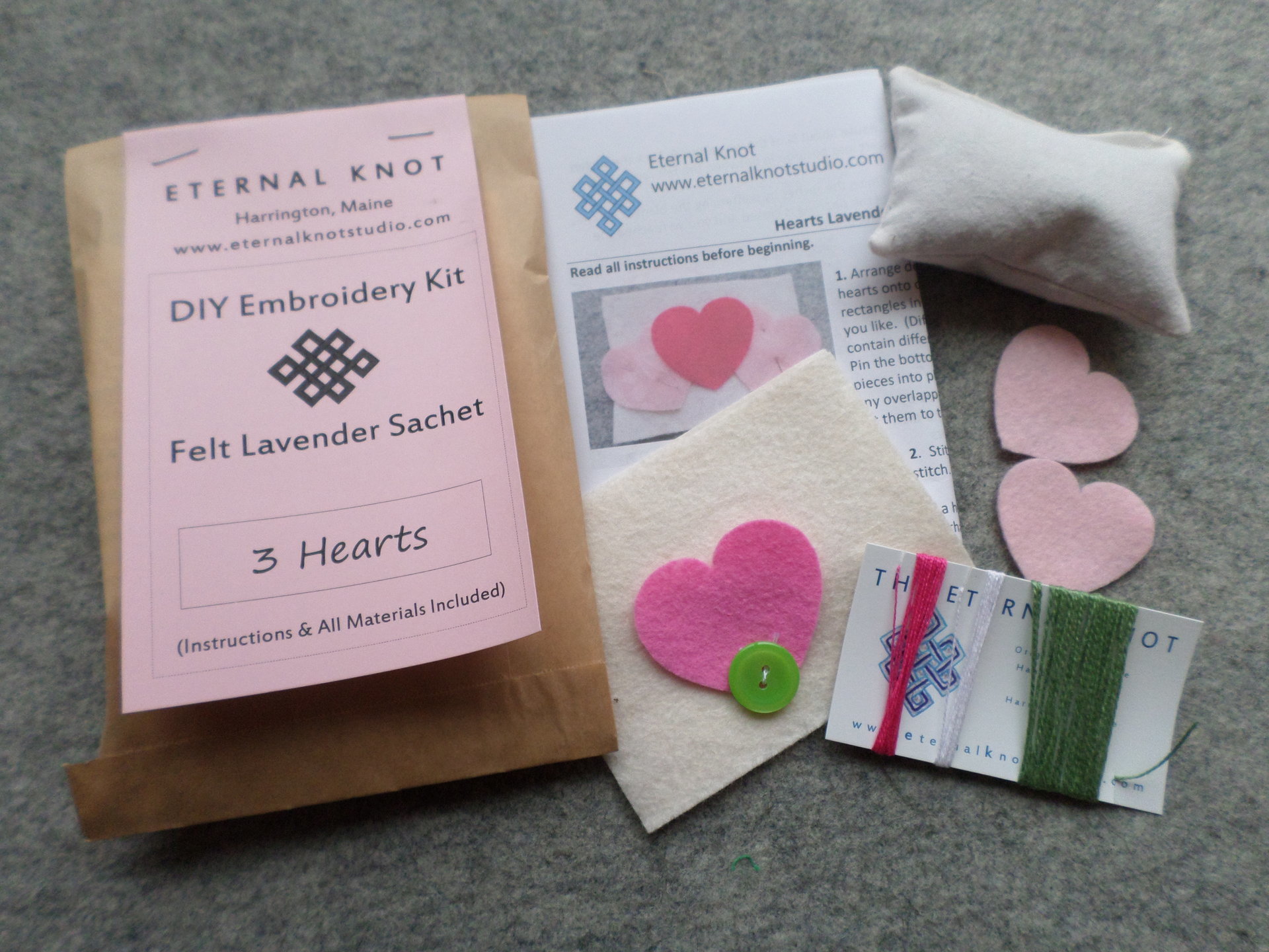 Valentine Lavender Sachet DIY Kit