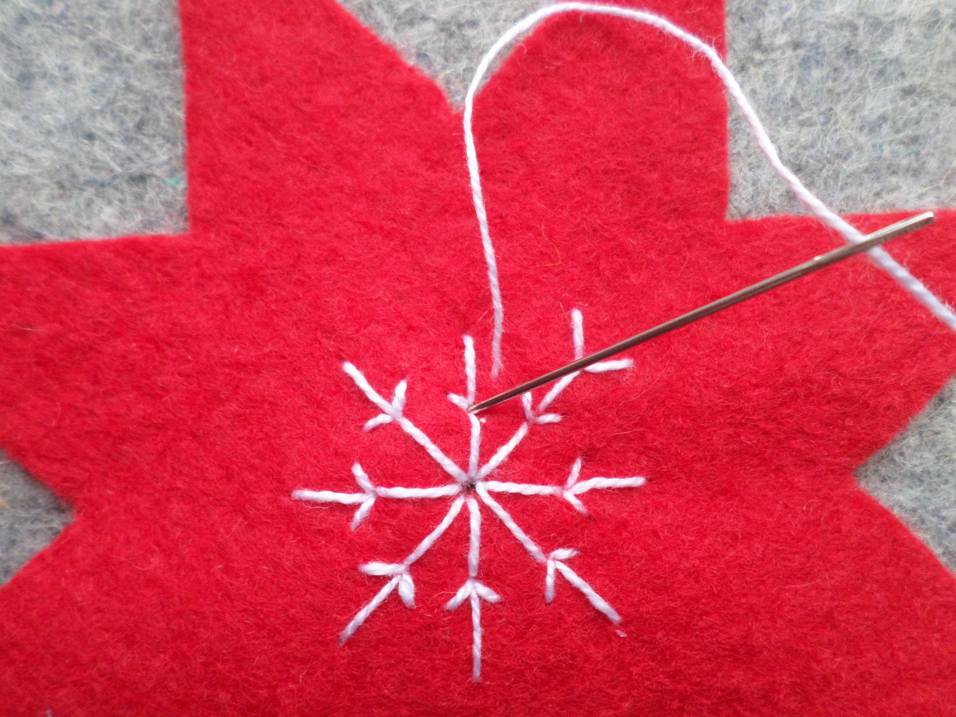 8 Point Star Felt Ornament DIY Kit 