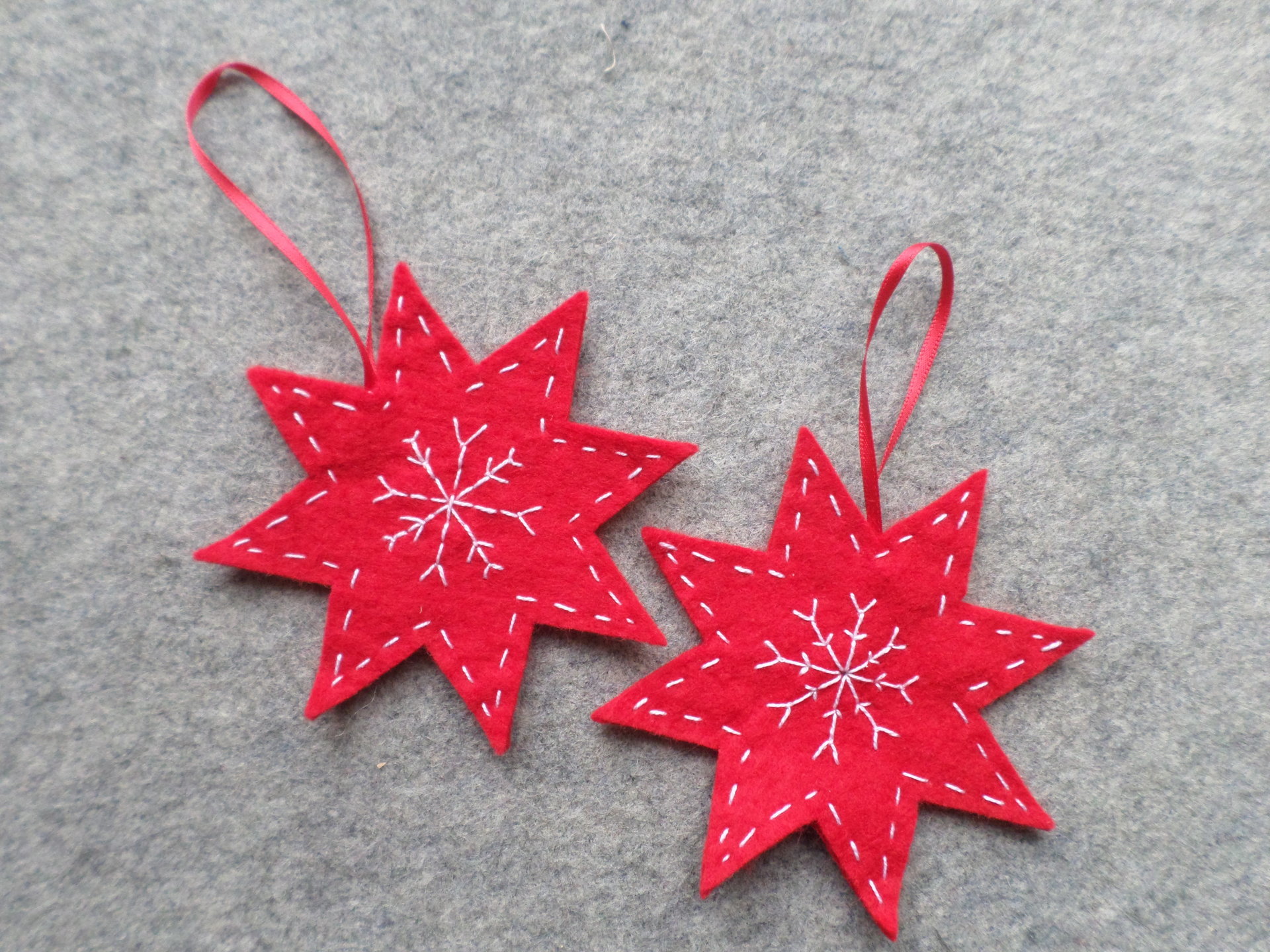 8 Point Star Felt Ornament DIY Kit 