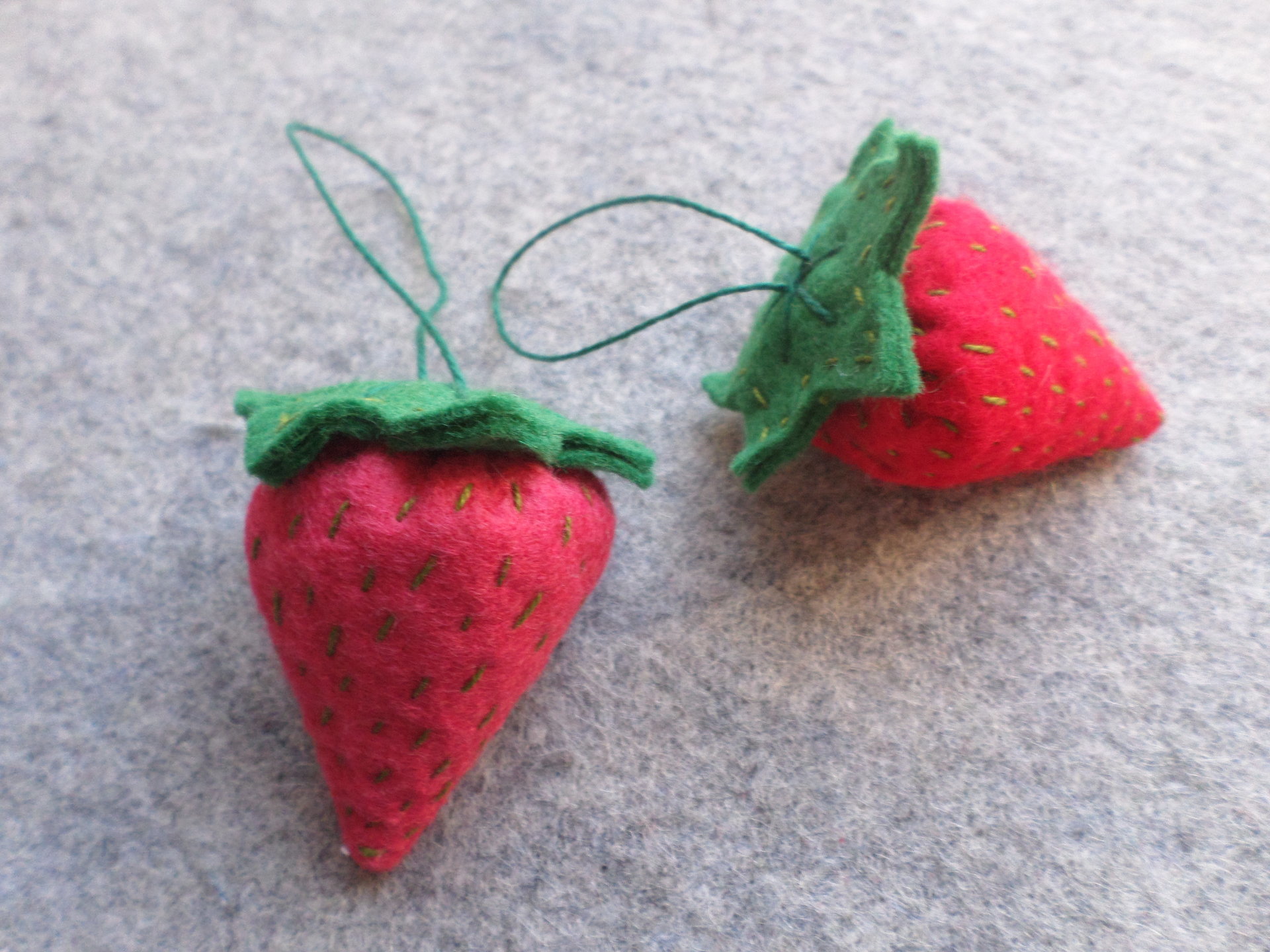 Strawberry Emery Pincushion DIY Kit