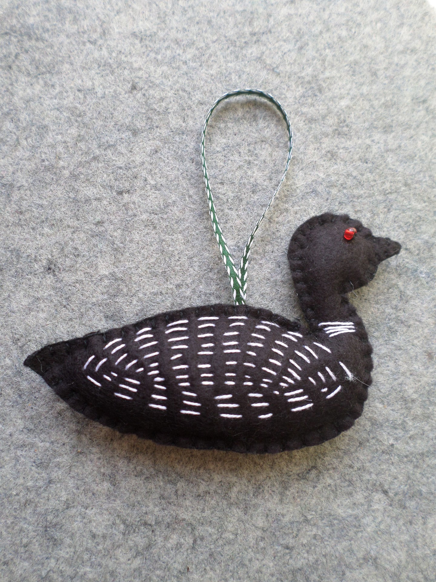 Loon Felt Holiday Ornament DIY Kit