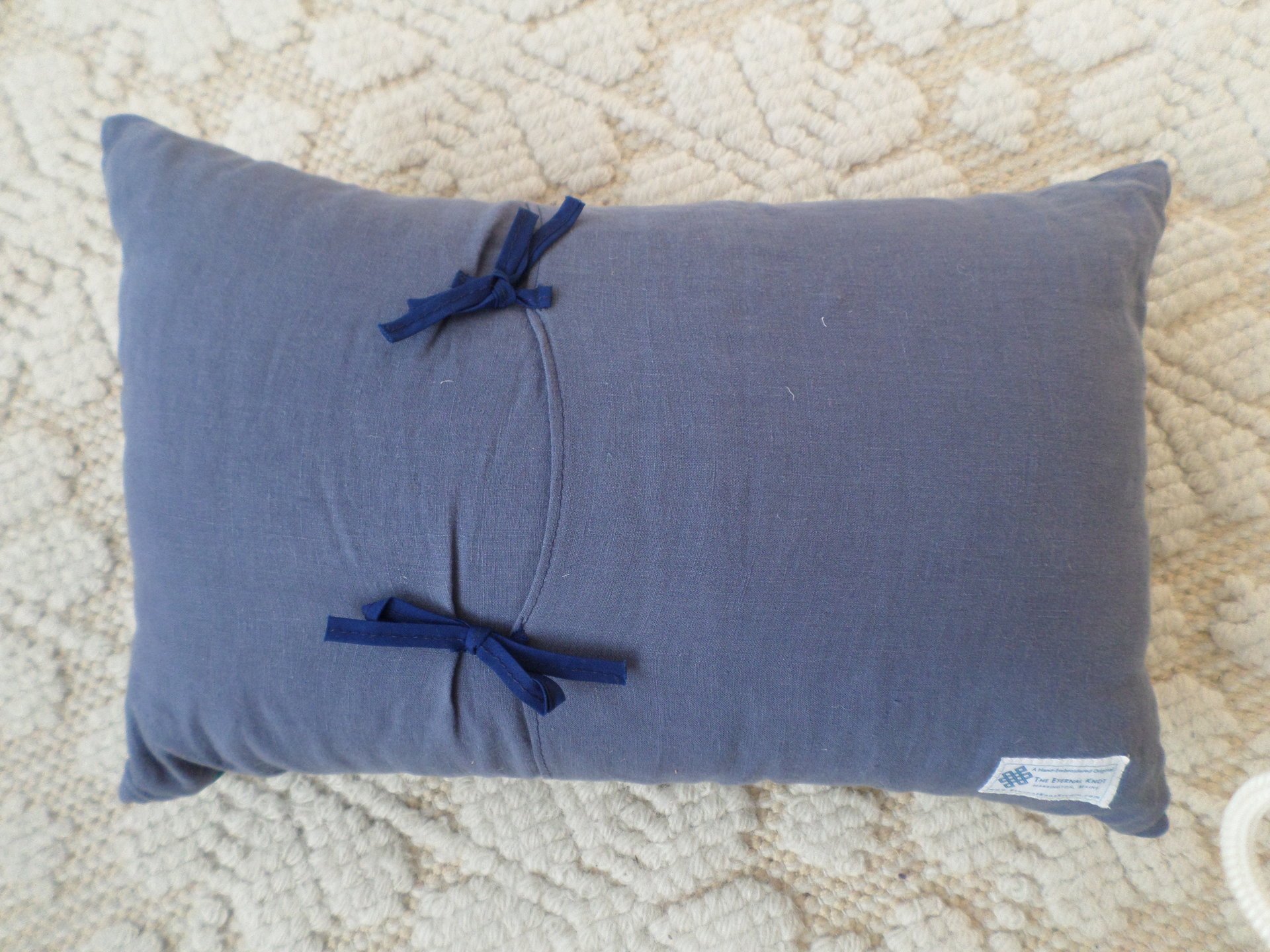 Wild Blueberry Barren Throw Pillow