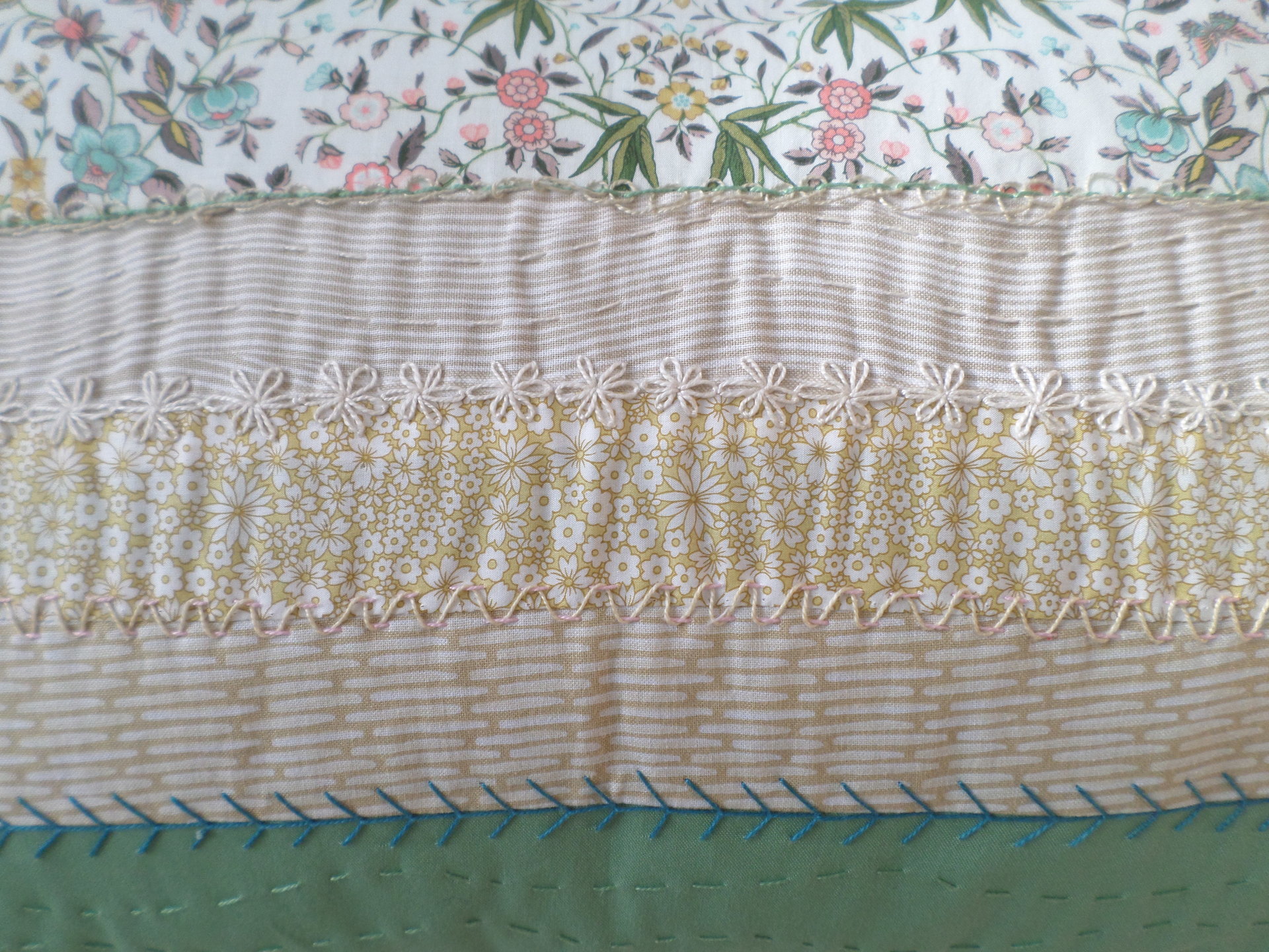 Embroidered Linen Throw Pillow