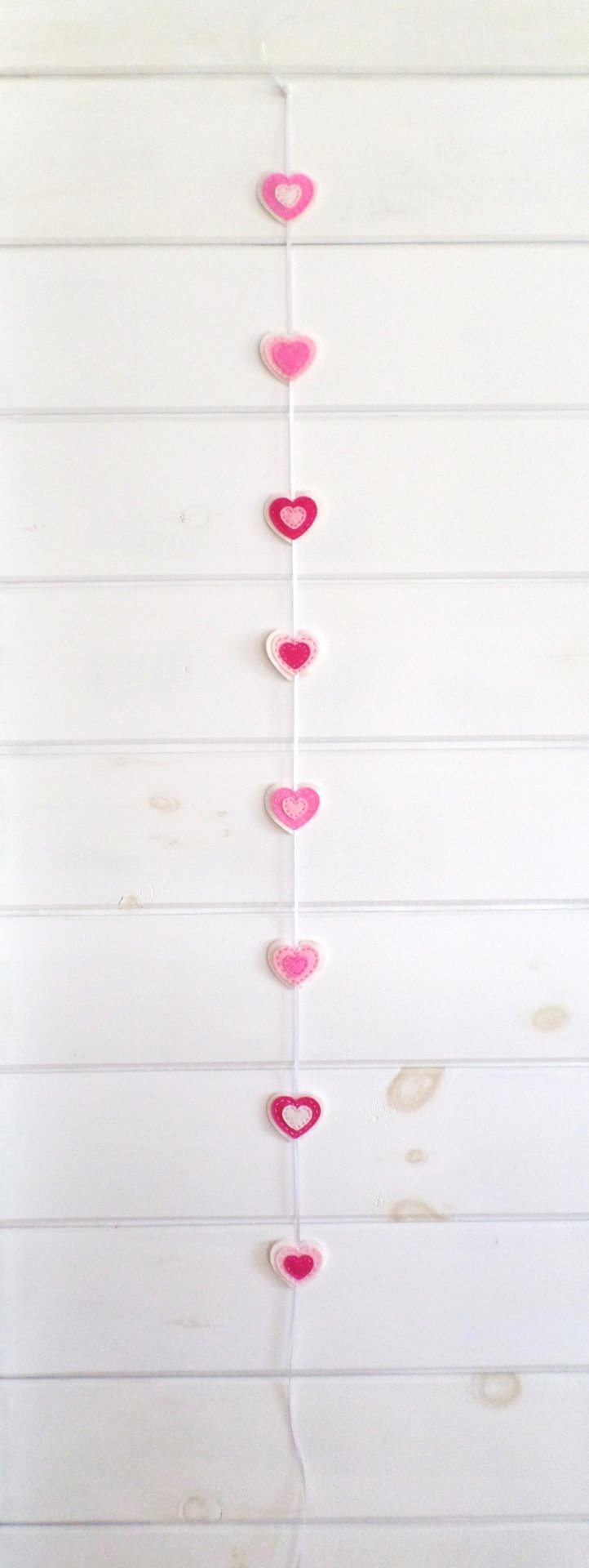 Valentine Heart Garland DIY Sewing Kit 